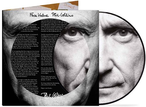 Phil Collins - Face Value (Picture Disc) 40th anniversary - Indie Only (LP)
