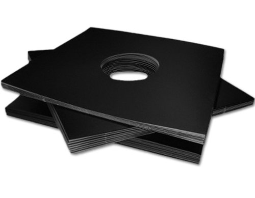 LP-Hoezen - Zwarte Blanco LP-Hoezen Met Gat (10 Stuks)