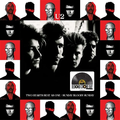 U2 - Two Hearts Beat As One - War Mix (White vinyl) RSD23 (MV)