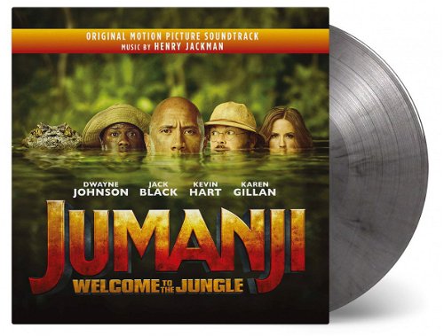 OST - Jumanji: Welcome To The Jungle (Silver/Black Marbled) - 2LP