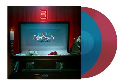 Eminem - The Death Of Slim Shady (Sea Blue & Ruby Red Vinyl) Exclusive Tony Only! - 2LP (LP)