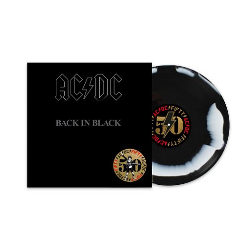 AC/DC - Back In Black (Black & White Vinyl - Indie Only) (LP)