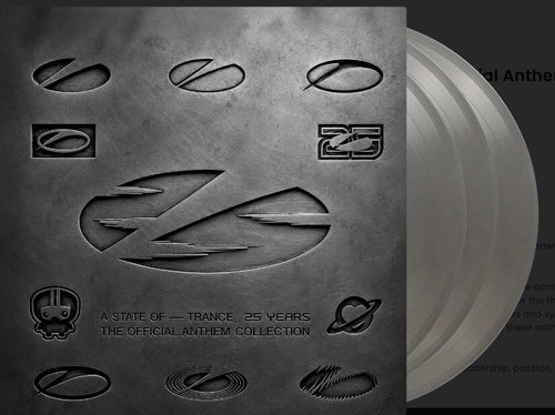 Armin van Buuren - A State Of Trance 25 Years - The Official Anthem Collection (Silver coloured vinyl) - 3LP (LP)