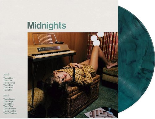 Taylor Swift - Midnights (Jade green marbled vinyl)  (LP)