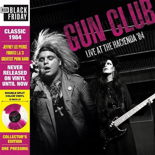 The Gun Club - Live At The Hacienda '84 (Double split purple and white colour vinyl) - Black Friday 2022 / Bf22 (LP)