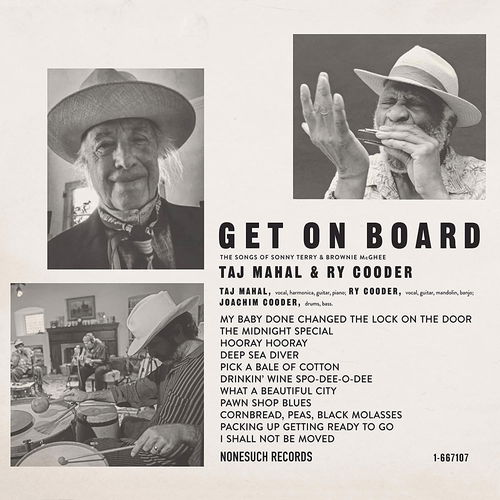 Taj Mahal & Ry Cooder - Get On Board (CD)