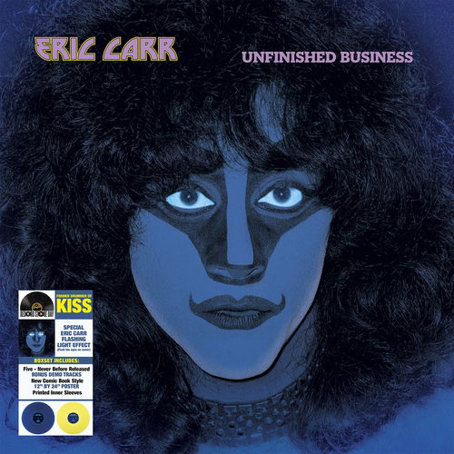 Eric Carr - Unfinished Business (Blue and yellow vinyl) - 2LP RSD24 (LP)