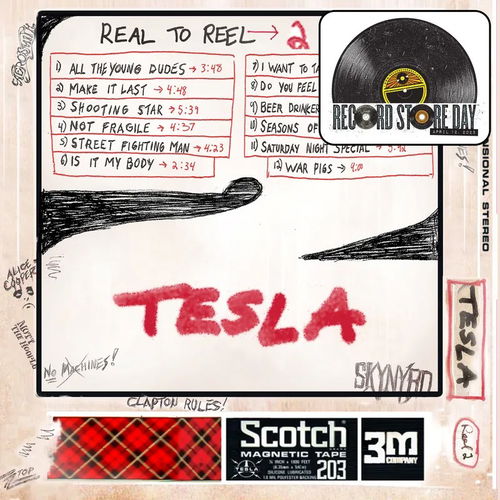 Tesla - Real To Reel Vol 2 (Red translucent vinyl) - 2LP RSD25 (LP)