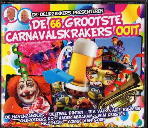 Various - De Deurzakkers Presenteren De 66 Grootste Carnavalskrakers Ooit (CD)