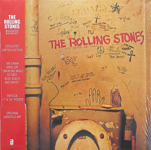 The Rolling Stones - Beggars Banquet (Black, white, blue, grey swirl vinyl) RSD23 (LP)