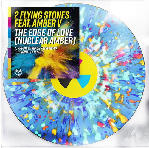 2 Flying Stones feat. Amber V - The Edge Of Love (Nuclear Amber marbled vinyl) (MV)