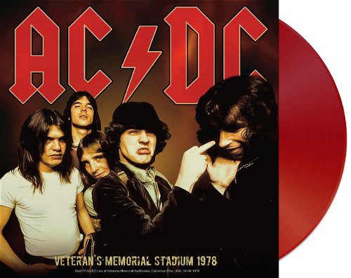 AC/DC - Veteran's Memorial Stadium 1978 (Red vinyl) (LP)