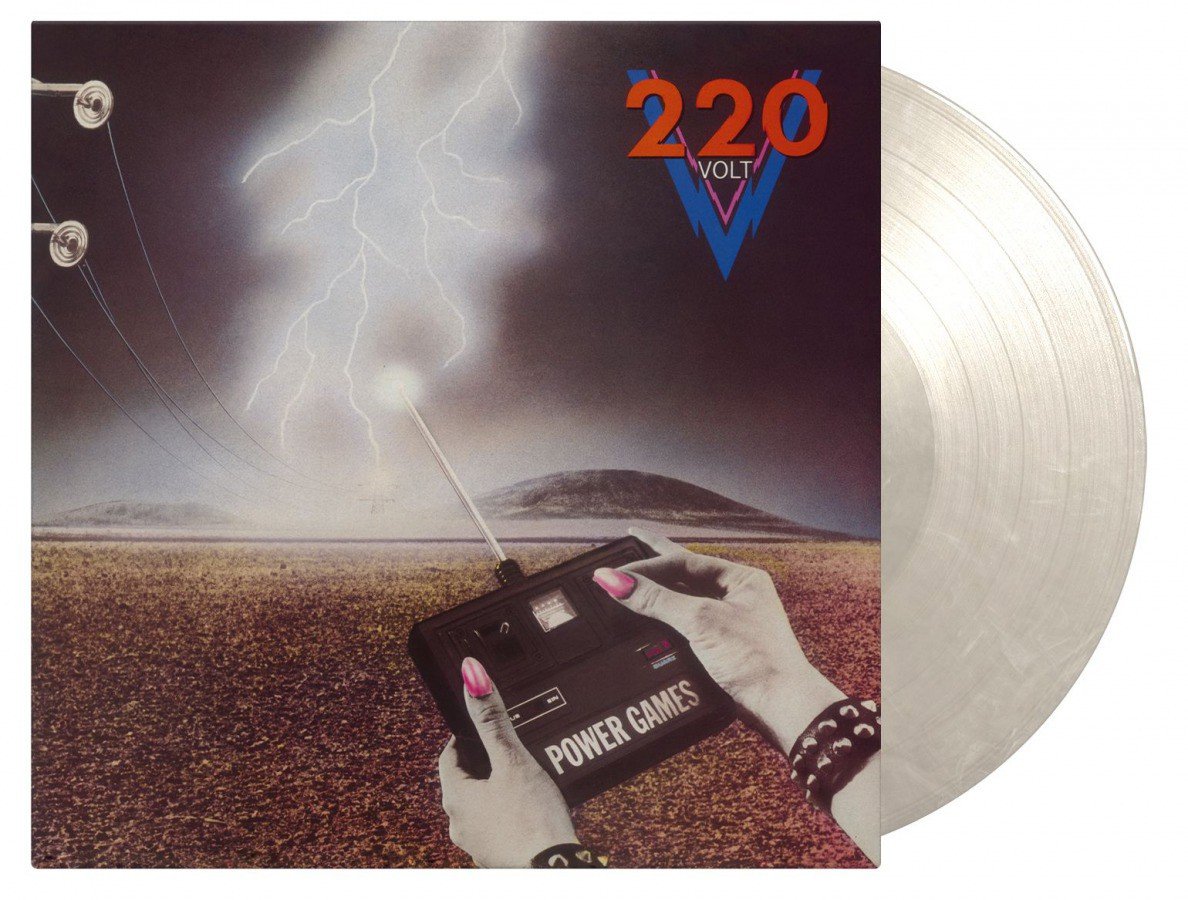 220 Volt - Power Games (Crystal clear & white marbled vinyl) (LP)