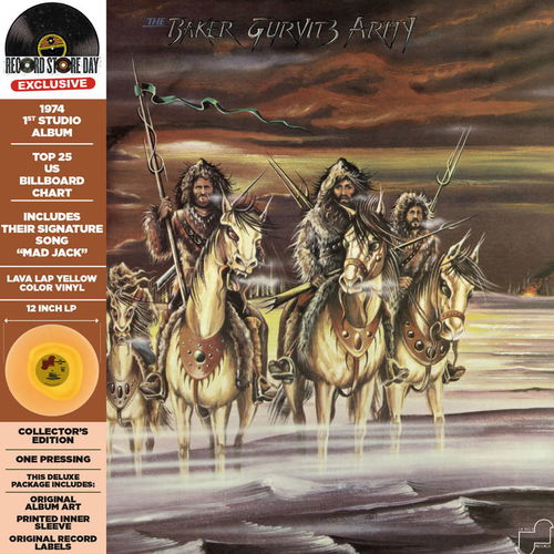 The Baker Gurvitz Army - The Baker Gurvitz Army (Clear yellow/orange vinyl) - RSD23 (LP)