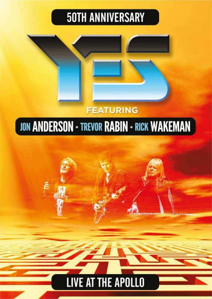 Yes Featuring Jon Anderson, Trevor Rabin, Rick Wakeman - Live At The Apollo (50th Anniversary) (DVD)