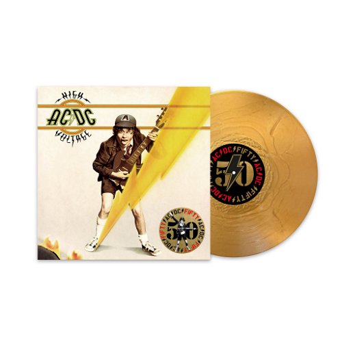 AC/DC - High Voltage (Gold metallic coloured vinyl) (LP)