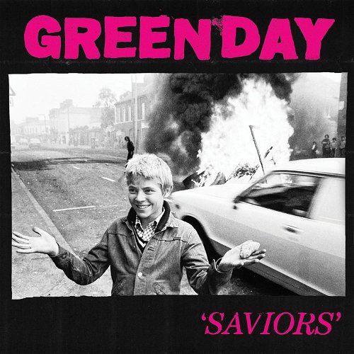 Green Day - Saviors (Pink & black marbled vinyl - Indie Only) (LP)