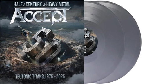 Accept - Teutonic Titans 1976-2026 (Silver Coloured Vinyl) - 2LP (LP)