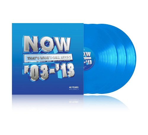 Various - Now That's What I Call 40 Years: Volume 3 2003-2013 (Blue vinyl) - 3LP (LP)