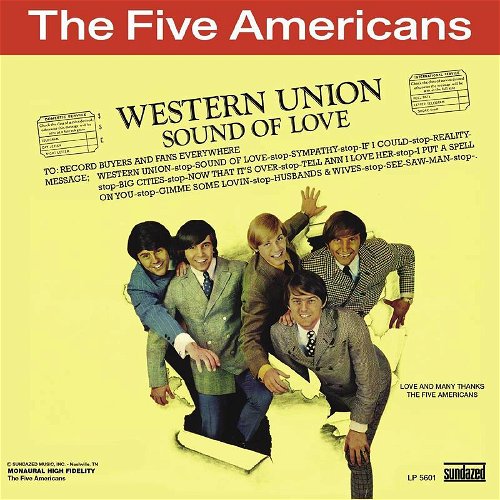 The Five Americans - Western Union (Gold vinyl) - RSD22 (LP)