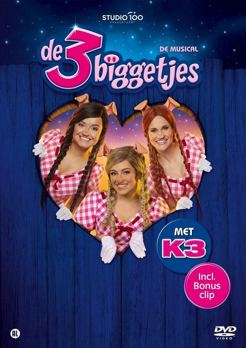 K3 - De 3 Biggetjes - De Musical (DVD)