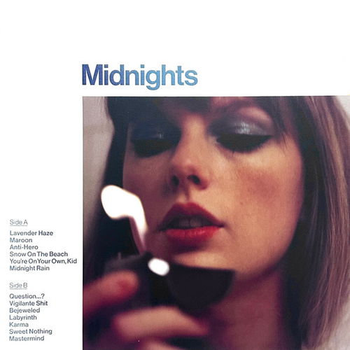 Taylor Swift - Midnights (Moonstone Blue Vinyl) (LP)