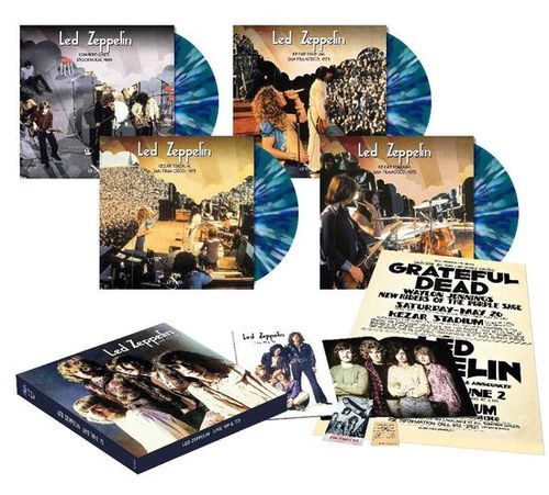 Led Zeppelin - Live '69 & '73 (Blue eco vinyl) - 4LP box set (LP)