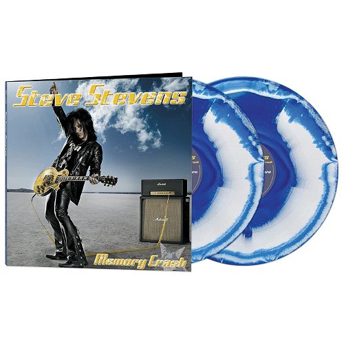 Steve Stevens - Memory Crash (Blue & White Haze Vinyl) - 2LP (LP)