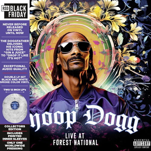 Snoop Dogg - Live At Forest National 2005 (Black & white smoke effect vinyl) - 2LP - BF24 (LP)