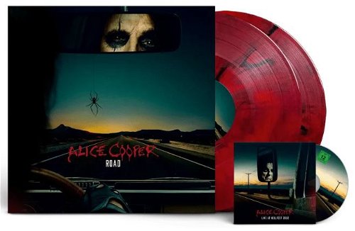 Alice Cooper - Road (Red Marbled vinyl - Indie Only - 2LP + DVD) (LP)