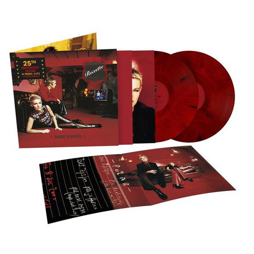 Roxette - Room Service - 25th anniversary (Red & black marbled vinyl) -  Limited! - 2LP (LP)