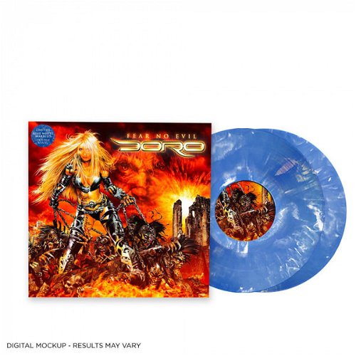 Doro - Fear No Evil (Blue White Marbled Vinyl) - 2LP (LP)