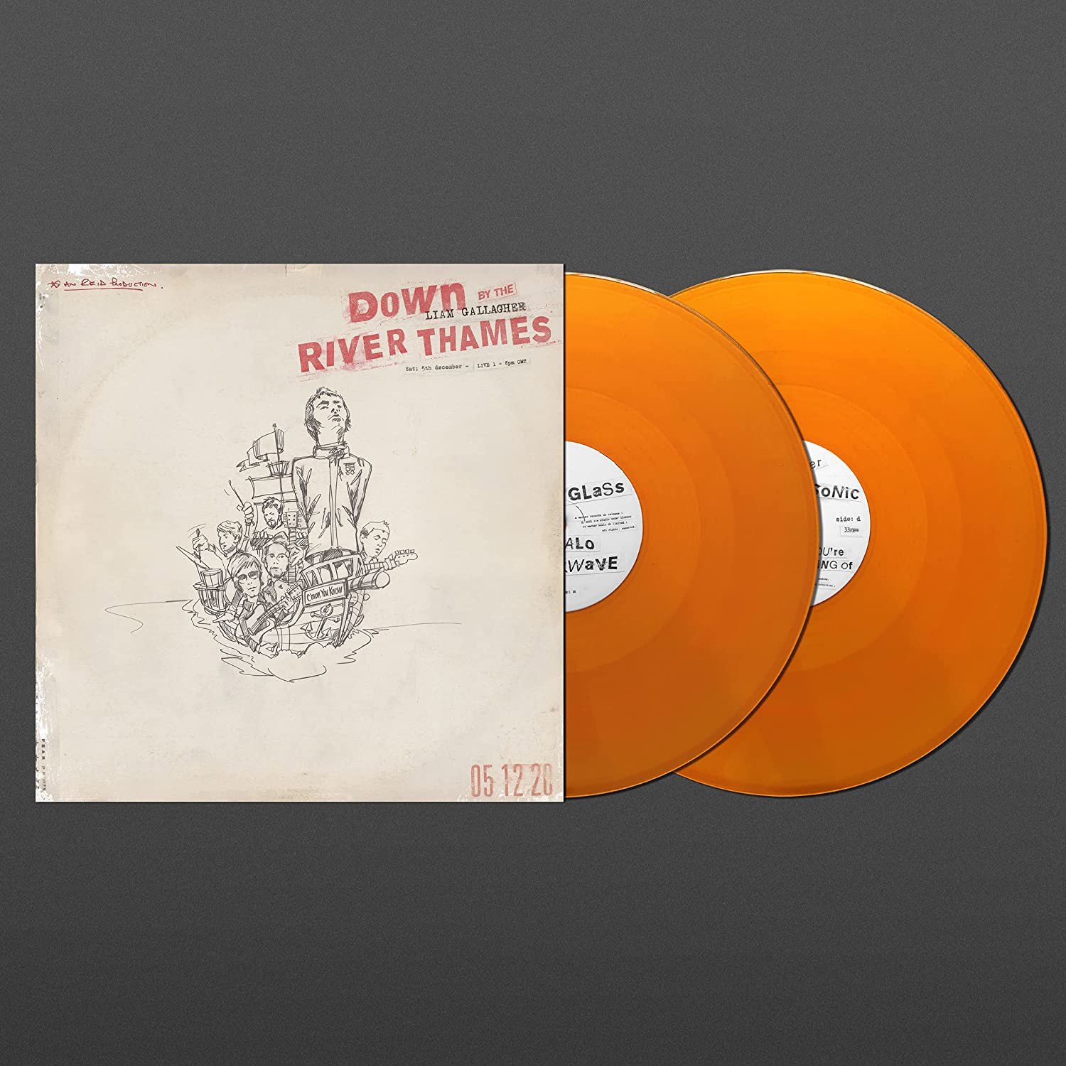 Liam Gallagher - Down By The River Thames (Orange Vinyl) - 2LP (LP)