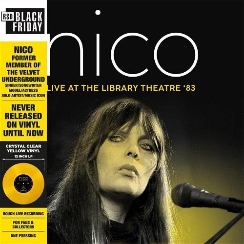 Nico - Live At The Library Theatre '83 (Yellow vinyl) - Black Friday 2022/Bf22 (LP)