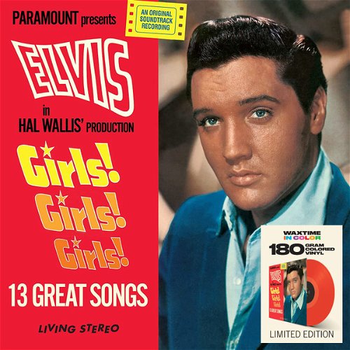 Elvis Presley - Girls! Girls! Girls! (Red vinyl) (LP)
