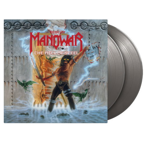 Manowar - The Hell Of Steel - Best Of (Silver coloured vinyl) - 2LP (LP)