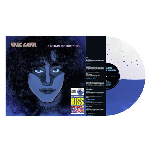 Eric Carr - Unfinished Business (Blue liquid vinyl) Bf25 (LP)