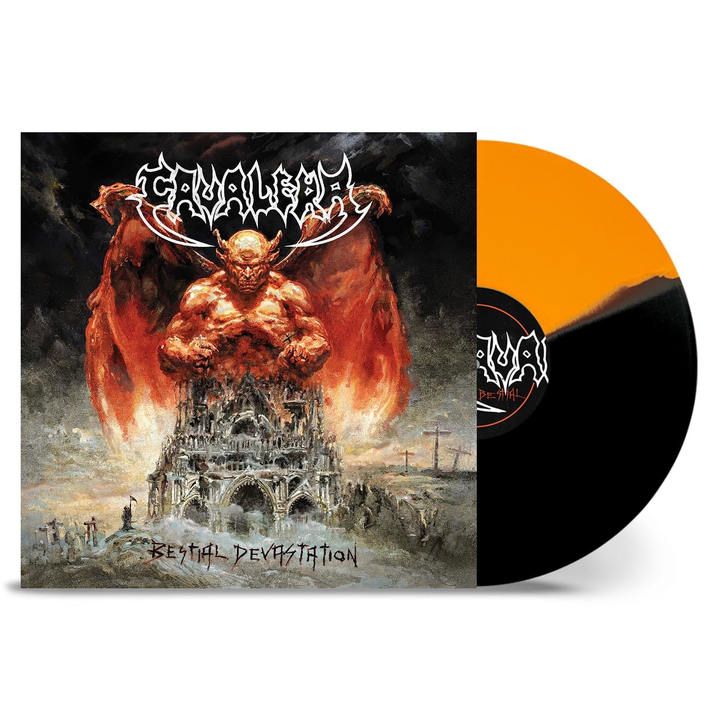 Cavalera - Bestial Devastation (Orange/black split vinyl) (LP)