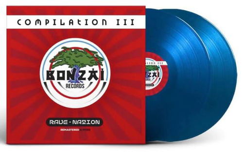 Various - Bonzai Compilation III - Rave Nation (Blue vinyl) - 2LP (LP)