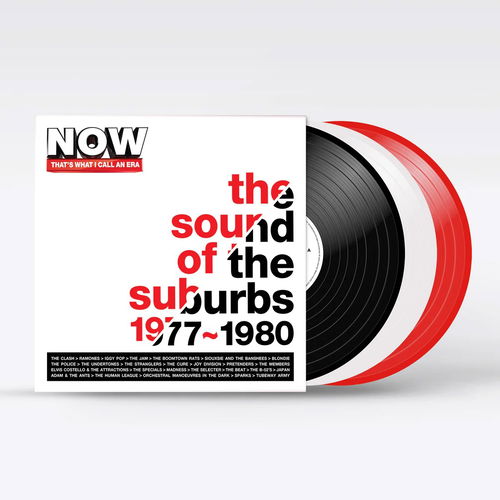 Various - Now That's What I Call An Era: The Sound Of The Suburbs (Black, white and red vinyl) - 3LP (LP)