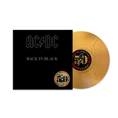 AC/DC - Back In Black (Gold metallic coloured vinyl) (LP)