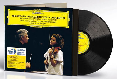 Mozart / Mutter / Karajan - Violin Concertos Nos. 3 & 5 (LP)