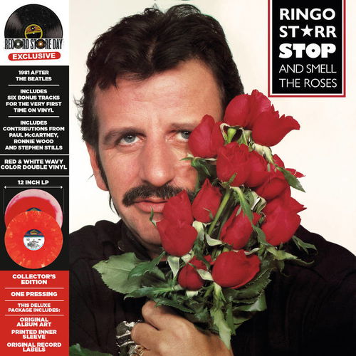 Ringo Starr - Stop And Smell The Roses (Lava lamp effect clear Red/White & Lava lamp effect clear Red/Pink Vinyl) - 2LP - RSD23 (LP)